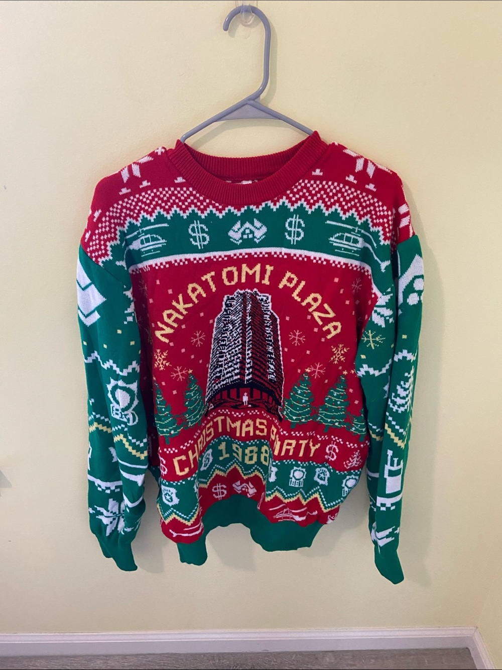 Unisex “Die Hard” is a Christmas Movie Sweater